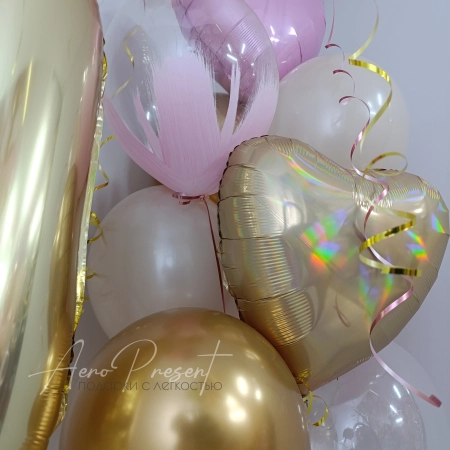 Набор шаров «Розовый закат»